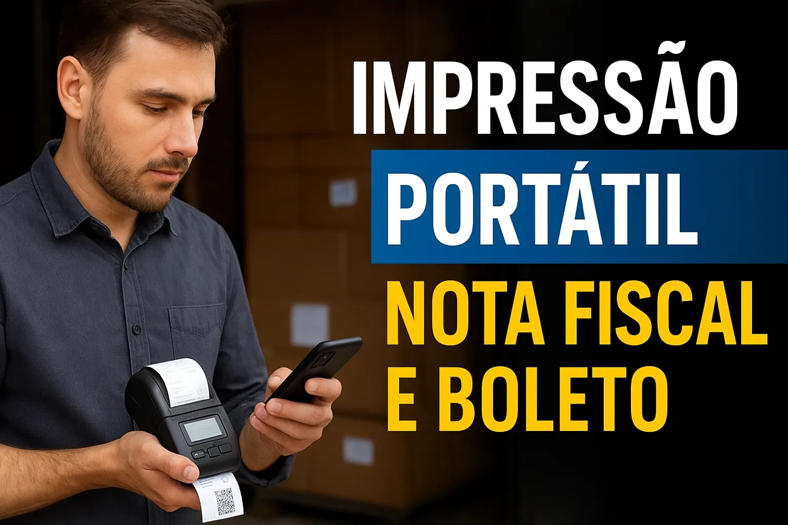 Impressão portátil de Nota Fiscal e Boleto: mais segurança e produtividade nas vendas externas